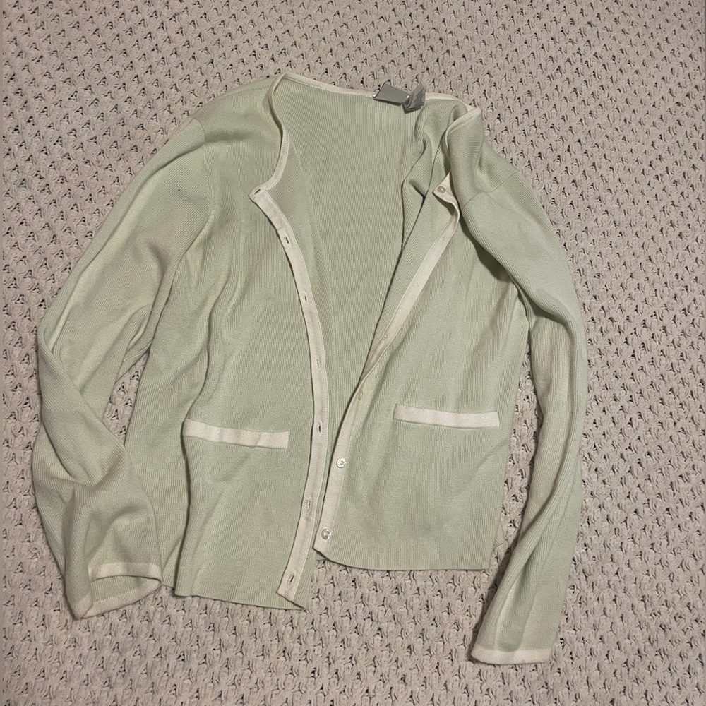Vintage green cardigan